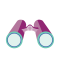 A purple binoculars with white circles