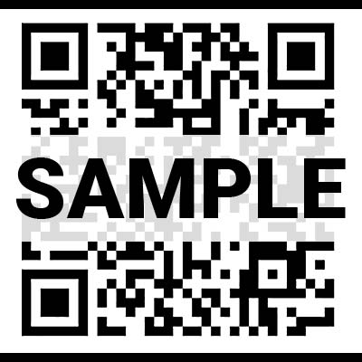 Sample QR code.